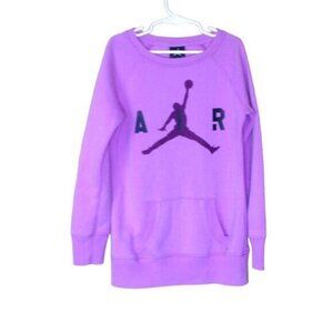 Air Jordan Sweatshirt Unisex Purple Small (8-10 Years)